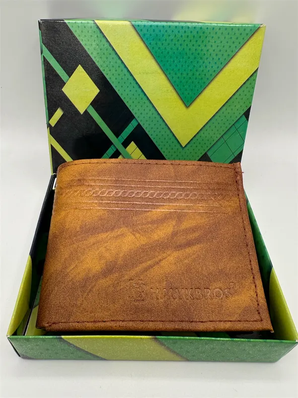 Brown_Faux_Leather_Bifold_Wallet_For_Men