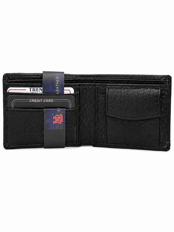 Black_Faux_Leather_Embossed_Bifold_Wallet_For_Men