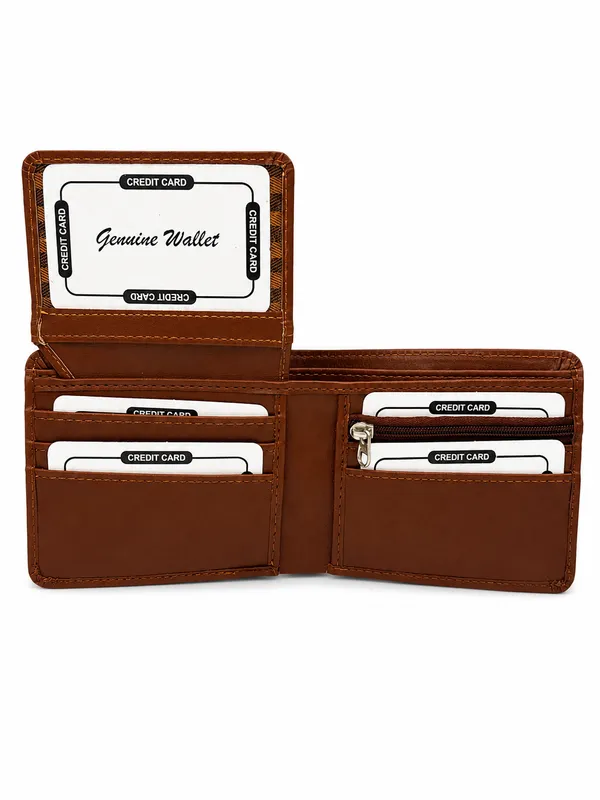 Brown_Faux_Leather_Bi-Fold_Wallet_For_Men