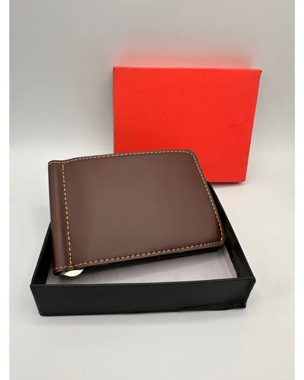 Brown_Faux_Leather_Classic_Bifold_Wallet_For_Men