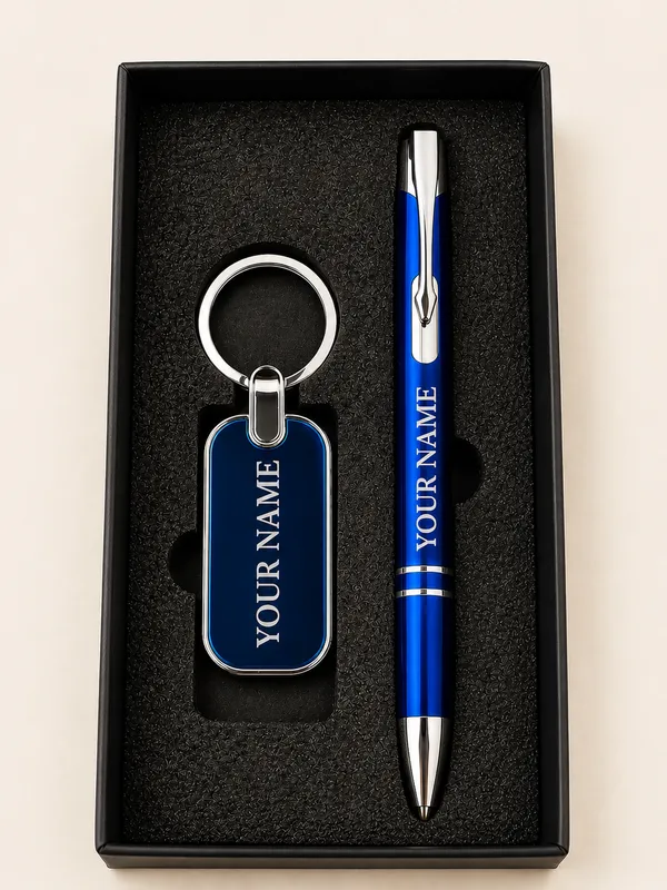 Blue_Personalized_Pen_And_Keychain_Gift_Set_Pack_Of_2