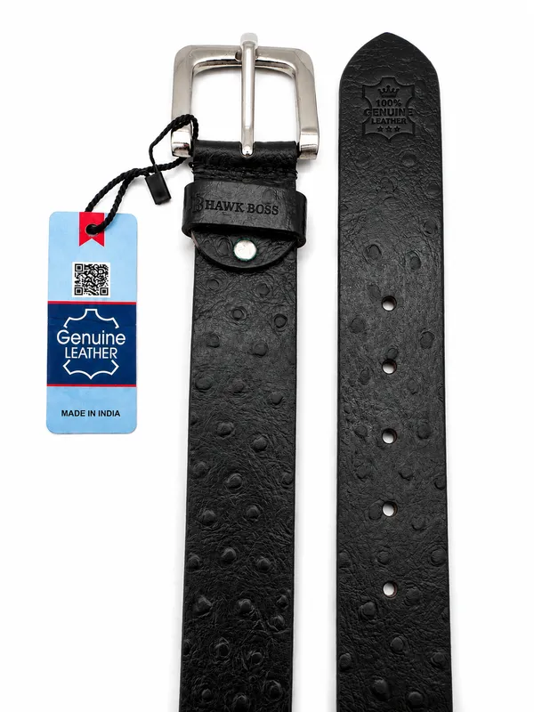 Black_Leather_Embossed_Textured_Belt_For_Men