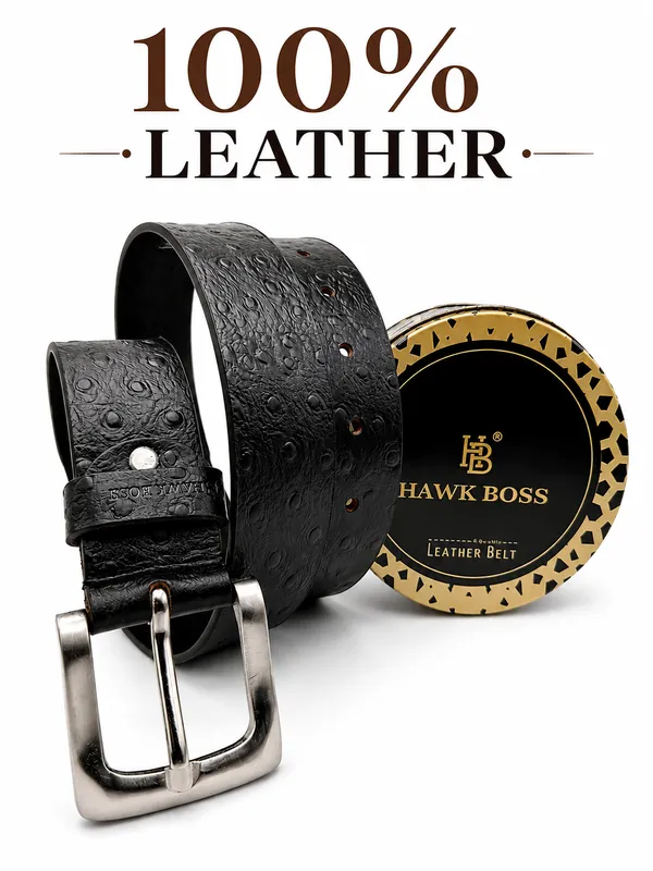 Black_Leather_Embossed_Textured_Belt_For_Men