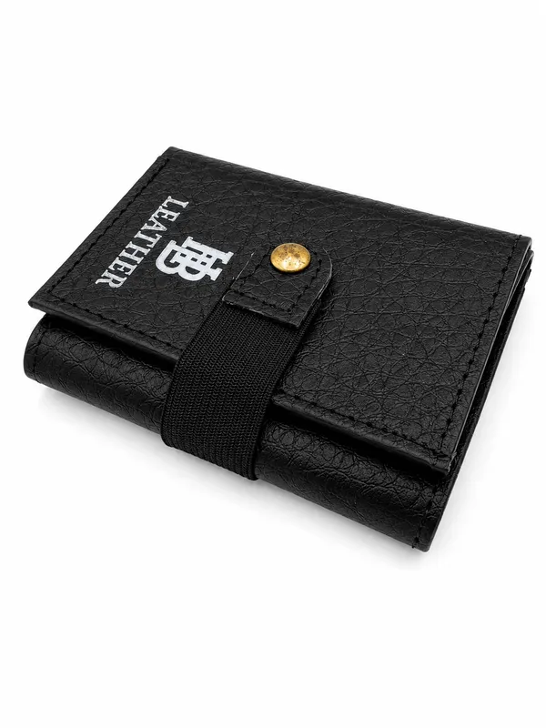 Black_Faux_Leather_Bi-Fold_Wallet_For_Men