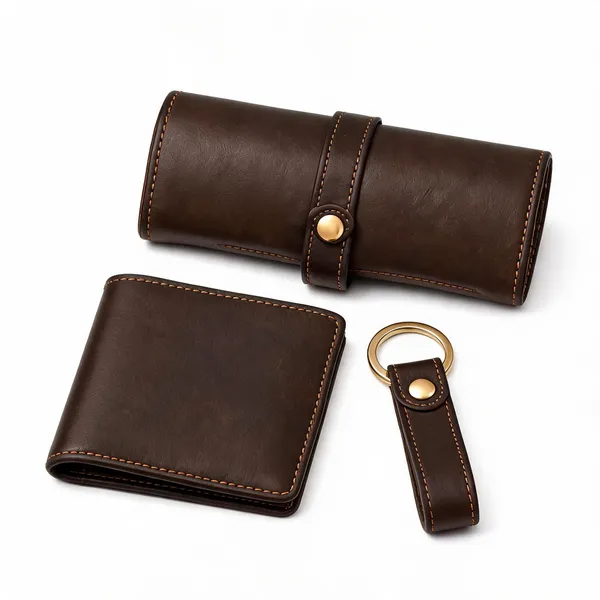 Brown_Faux_Leather_Wallet_Belt_And_Keychain_Gift_Set_For_Men_Pack_Of_3