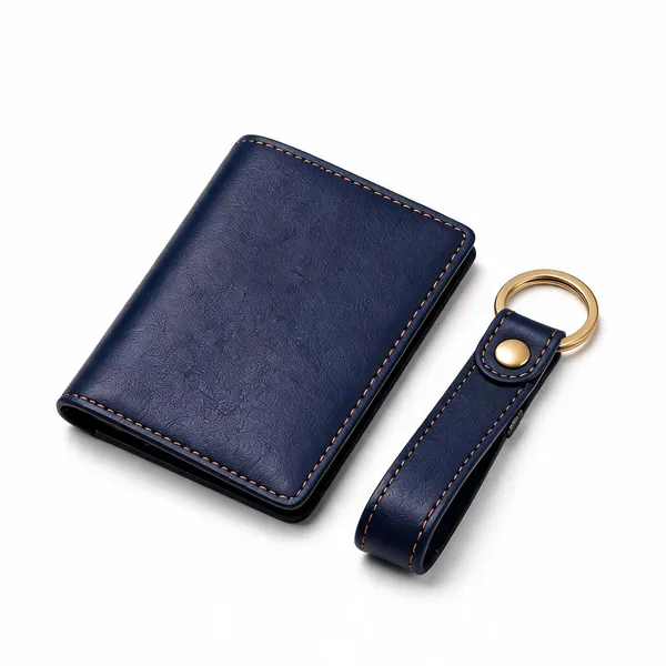 Navy_Faux_Leather_Wallet_And_Keychain_Set_For_Men_Pack_Of_2