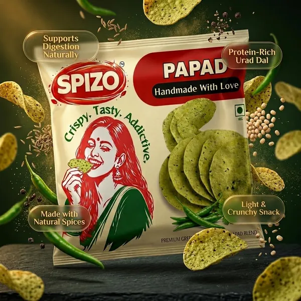 Spizo_Premium_Handmade_Garlic_Papad_Chilli_Garlic_Urad_Papad_Combo_Pack_Of_600g_Crispy_Crunchy_Healthy_Indian_Snack_Traditional_Homemade_Style_Papad_Rich_Lahsun_Mirch_Flavor_Ready_To_Roast_Fry_Made_With_Premium_Quality_Ingredients