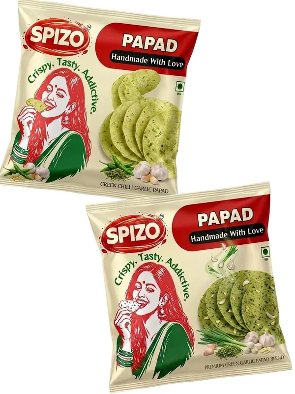 Spizo_Premium_Handmade_Garlic_Papad_Chilli_Garlic_Urad_Papad_Combo_Pack_Of_600g_Crispy_Crunchy_Healthy_Indian_Snack_Traditional_Homemade_Style_Papad_Rich_Lahsun_Mirch_Flavor_Ready_To_Roast_Fry_Made_With_Premium_Quality_Ingredients