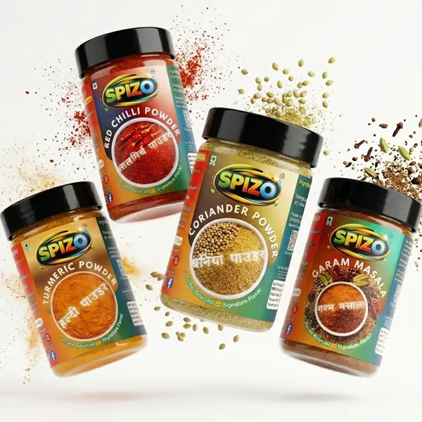 Spizo_Premium_Indian_Spice_Combo_Pack_Salem_Turmeric_Powder_Red_Chilli_Powder_Coriander_Powder_Garam_Masala_Powder_100_Pure_Natural_Ground_Spices_Set_For_Indian_Cooking_Essential_Kitchen_Masala_For_Curry_Gravy_Rice_Daily_Recipes_Fresh_Aroma_Strong_Flavor_Hygienically_Packed_No_Artificial_Colors_Or_Preservatives_Authentic_Indian_Spice_Mix_For_Home_Restaurant_Use_-_Pack_of_2
