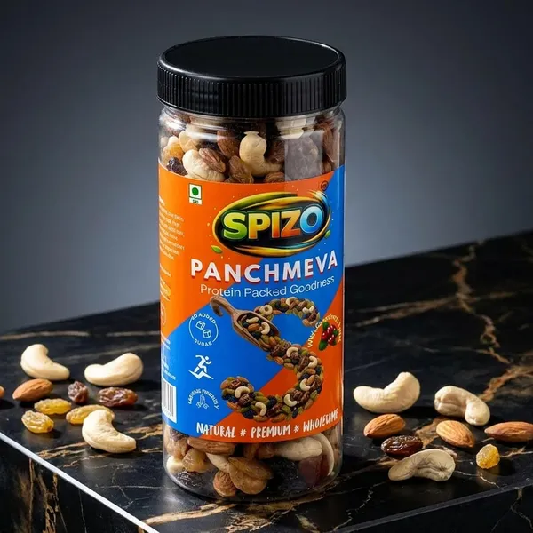Spizo_Panchmeva_Premium_Dry_Fruit_Mix_Almonds_Cashews_Raisins_Black_Raisins_Dates_Cranberry_Twist_Healthy_Snack_Rich_In_Protein_Fiber_Energy_Fasting_Friendly_Dry_Fruits_Nutritious_Meva_Mix_For_Daily_Nutrition_Hygienically_Packed_Premium_Dry_Fruit_Blend