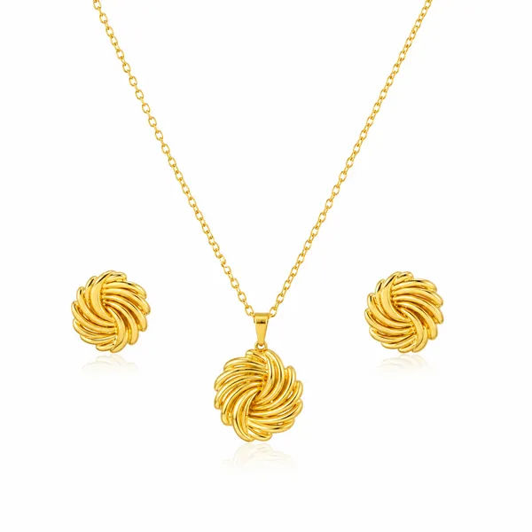 Golden_Stainless_Steel_Swirl_Pendant_Set_For_Women