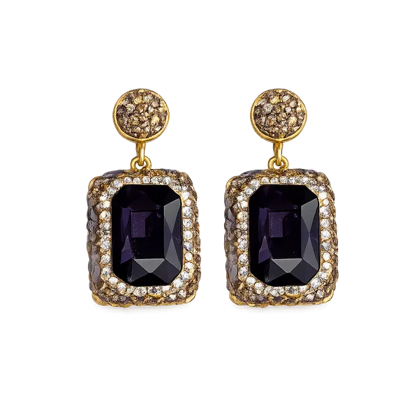 Deep_Purple_Druzy_Stone_Drop_Earring_For_Women