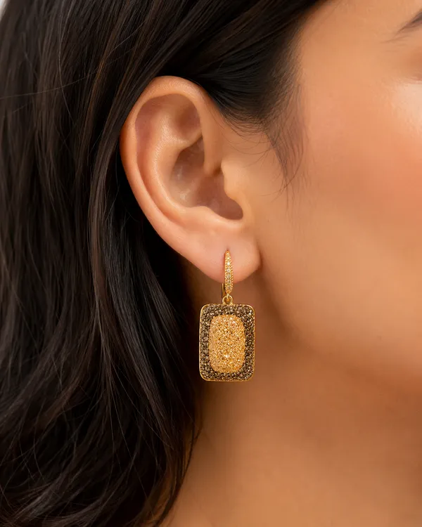 Golden_Druzy_Stone_Drop_Jewellery_For_Women