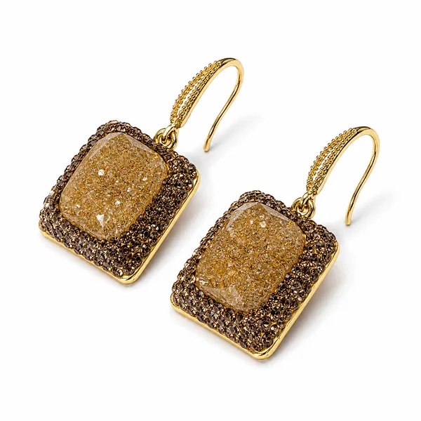 Golden_Druzy_Stone_Drop_Jewellery_For_Women