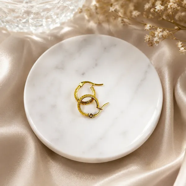 Golden_Stainless_Steel_Classic_Hoop_Earring_For_Women