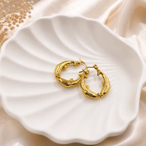 Golden_Stainless_Steel_Lumina_Hoop_Earring_For_Women
