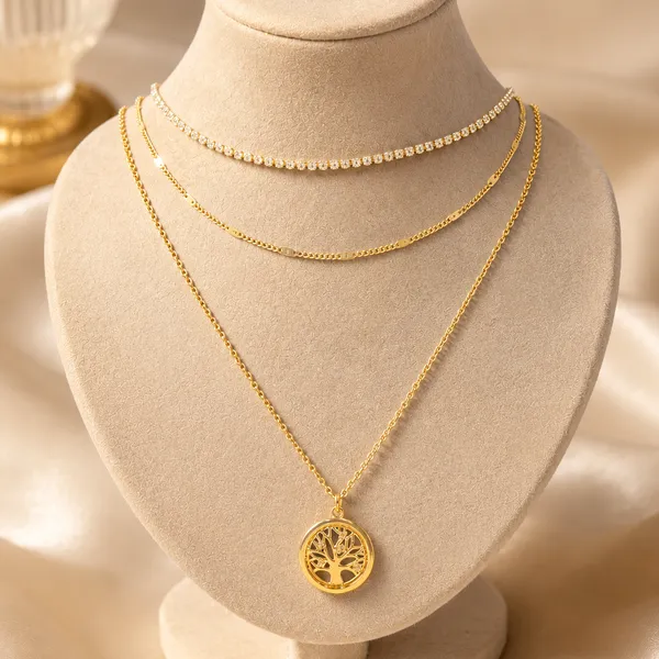 Golden_Stainless_Steel_Tree_Of_Life_Layered_Necklace_For_Women