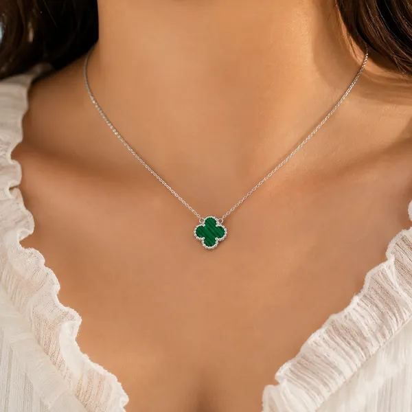 Golden_Green_Stainless_Steel_Bloom_Necklace_For_Women
