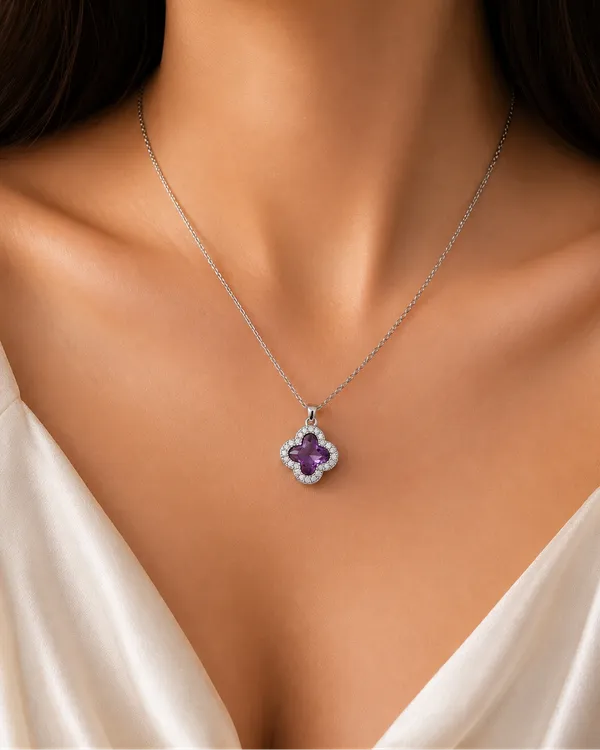 Golden_Purple_Stainless_Steel_Clover_Pendant_For_Women