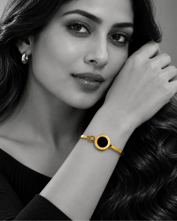 Golden_Stainless_Steel_18K_Gold_Plated_Roman_Bracelet_For_Women