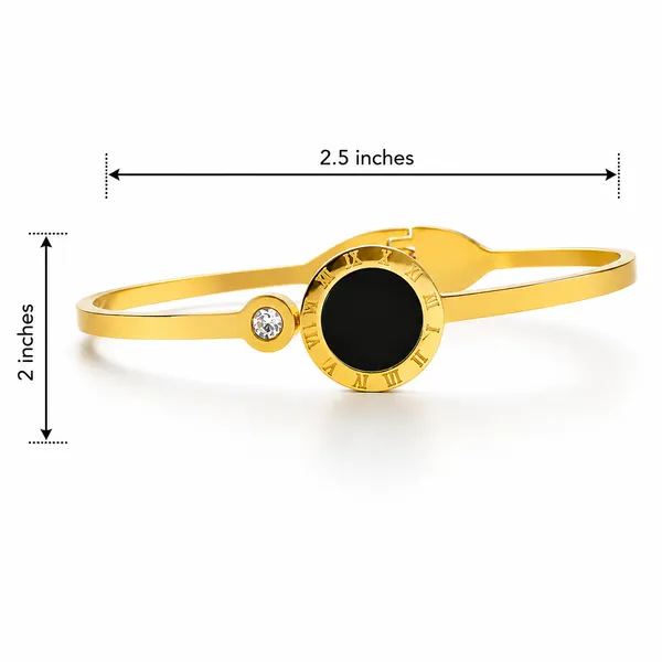 Golden_Stainless_Steel_18K_Gold_Plated_Roman_Bracelet_For_Women