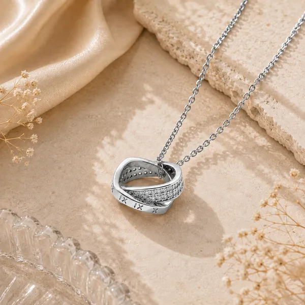 Silver_Stainless_Steel_Infinity_Loop_Necklace_For_Women