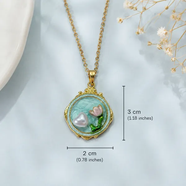 Off-White_Stainless_Steel_Bloom_Pearl_Necklace_For_Women