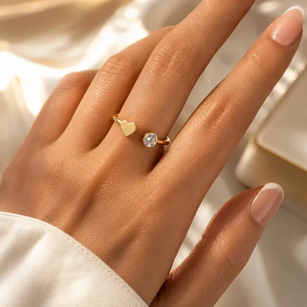 Golden_Stainless_Steel_Adjustable_Set_of_4_Rings