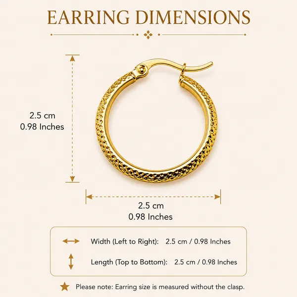 Golden_Stainless_Steel_Everyday_Hoop_Earring_For_Women