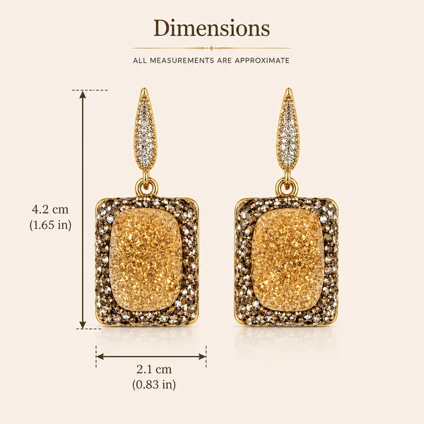 Golden_Druzy_Stone_Drop_Jewellery_For_Women