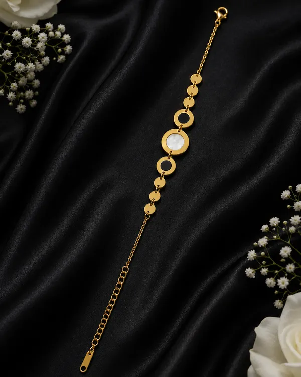 Golden_Black_&_White_Stone_Bracelet