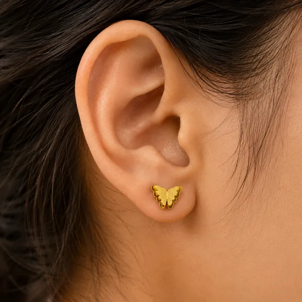 Golden_Butterfly_Stud_Earrings