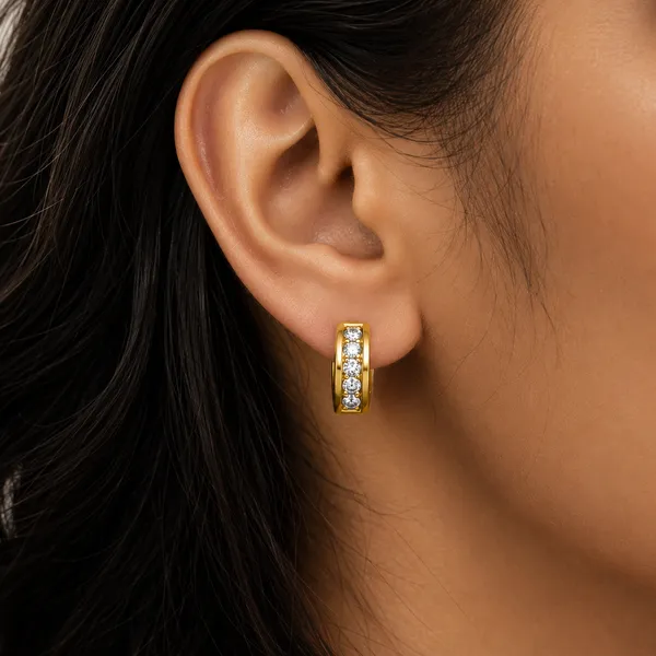 Golden_Crystal_Huggie_Hoop_Earrings
