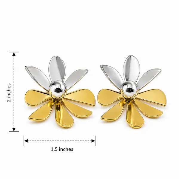 Two-Tone_Flower_Earrings