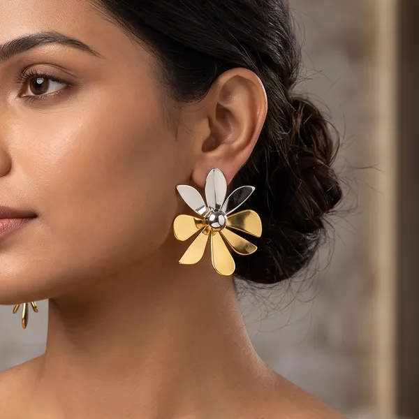 Two-Tone_Flower_Earrings