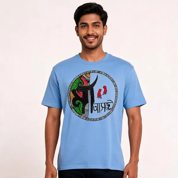 Blue_Cotton_Graphic_Print_Crew_Neck_T-Shirt_For_Men