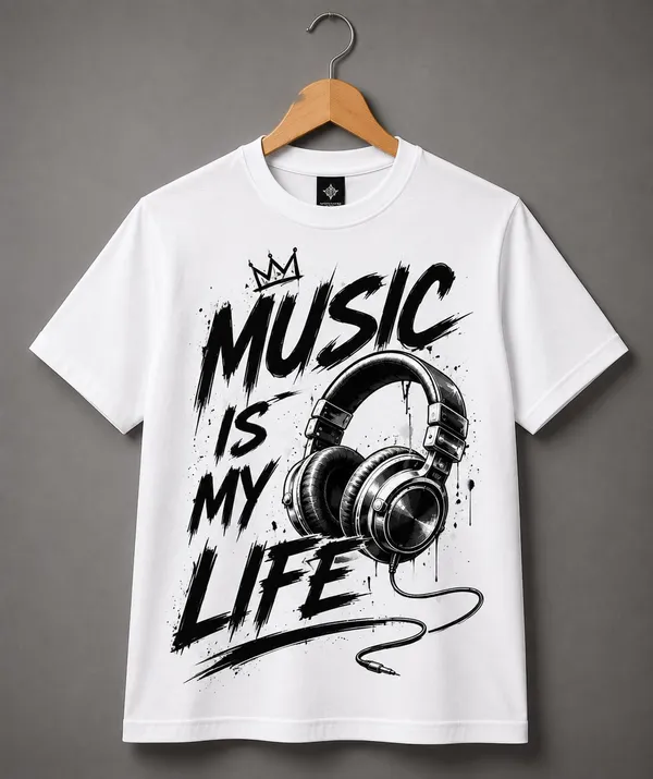 White_Cotton_Graphic_Print_Regular_Fit_T-Shirt_For_Men
