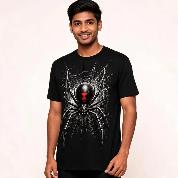 Black_Cotton_Graphic_Print_Regular_Fit_T-Shirt_For_Men
