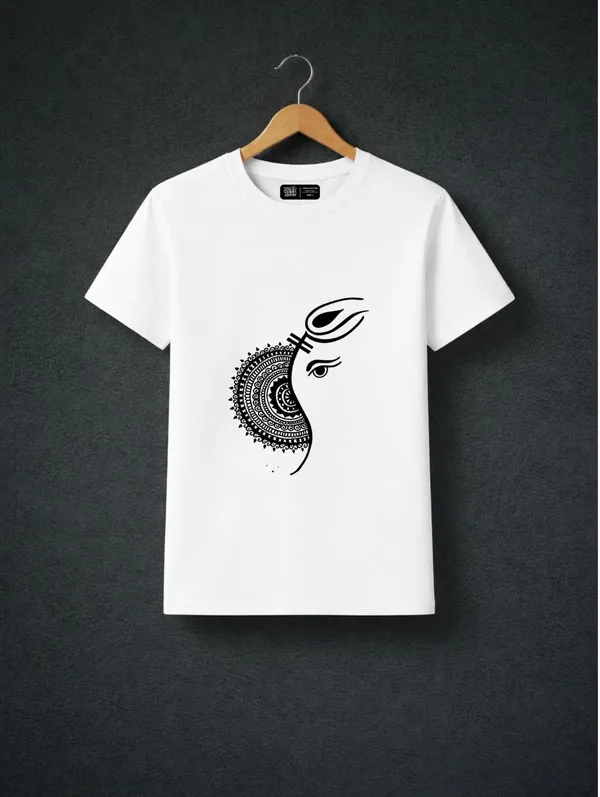 White_Cotton_Regular_Fit_Indian_Graphic_T-Shirt_For_Unisex