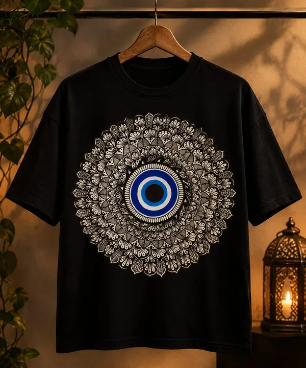 Black_Cotton_Regular_Fit_Mandala_Graphic_T-Shirt_For_Men