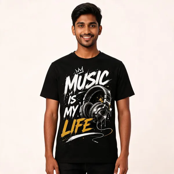 Black_Cotton_Graphic_Print_Regular_Fit_T-Shirt_For_Men