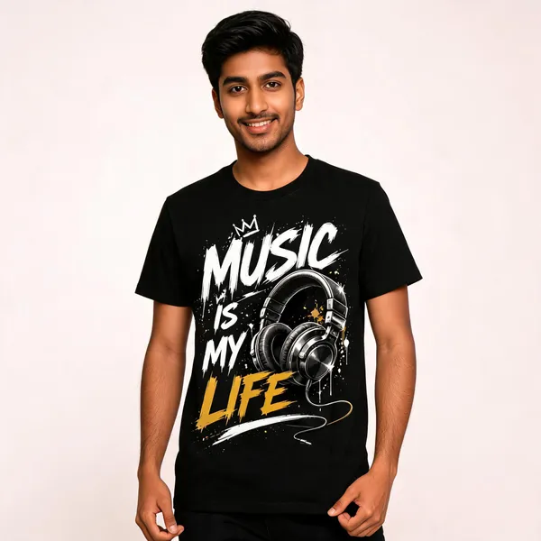 Black_Cotton_Graphic_Print_Regular_Fit_T-Shirt_For_Men