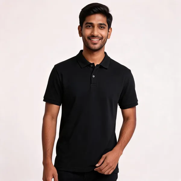 Black_Cotton_Regular_Fit_Polo_T-Shirt_For_Men