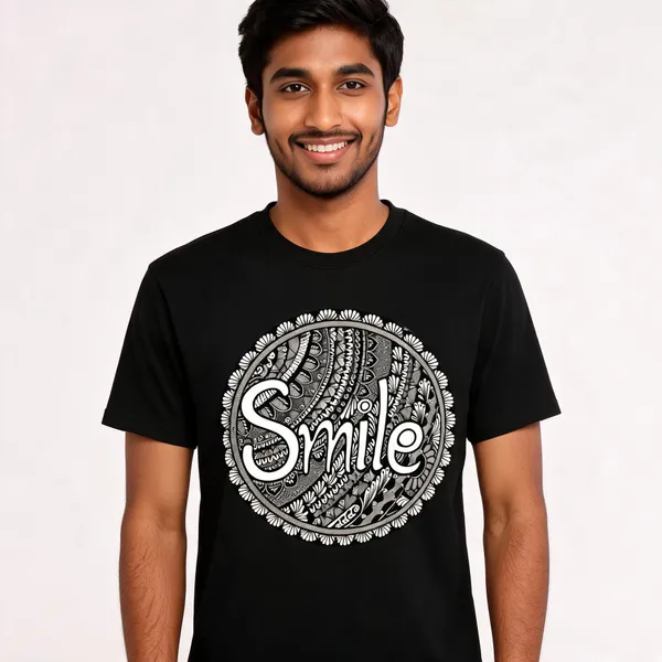 Black_Cotton_Regular_Fit_Smile_Paisley_Graphic_T-Shirt_For_Men