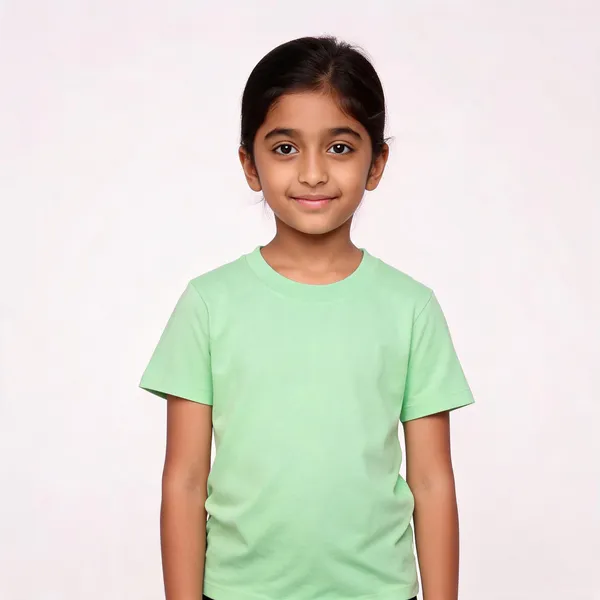 Green_Cotton_Regular_Fit_T-Shirt_For_Kids