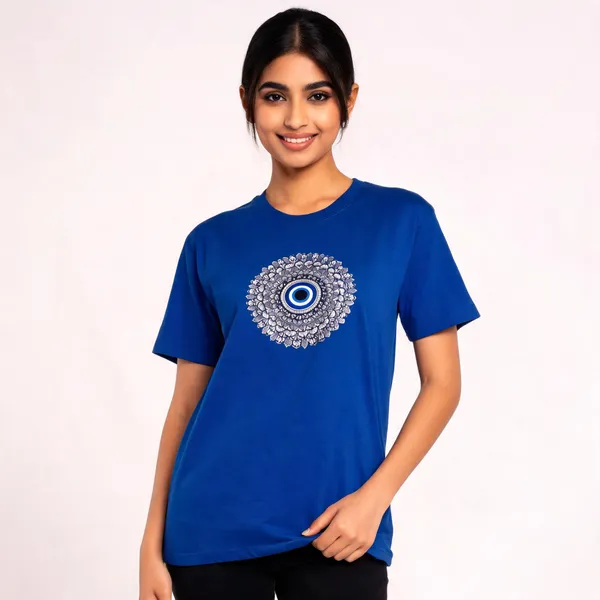 Blue_Cotton_Graphic_Print_Regular_Fit_T-Shirt_For_Unisex