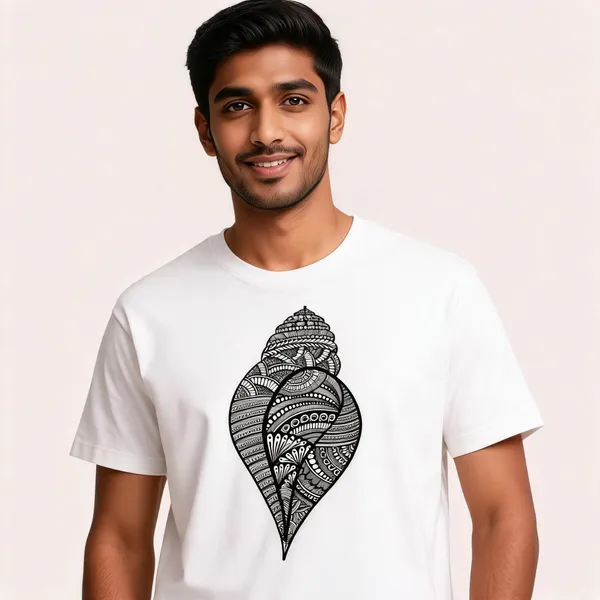 White_Cotton_Regular_Fit_Paisley_Graphic_T-Shirt_For_Men