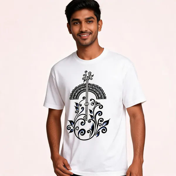 White_Cotton_Regular_Fit_Botanical_Instrument_Graphic_T-Shirt_For_Men