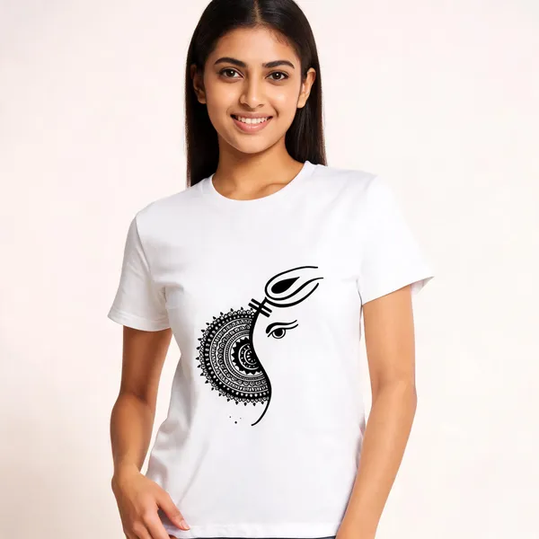 White_Cotton_Regular_Fit_Indian_Graphic_T-Shirt_For_Unisex