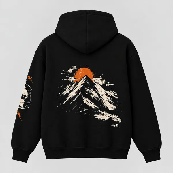 Maudisch_Black_Men_Hoodie_–_Mountain_Escape_Edition